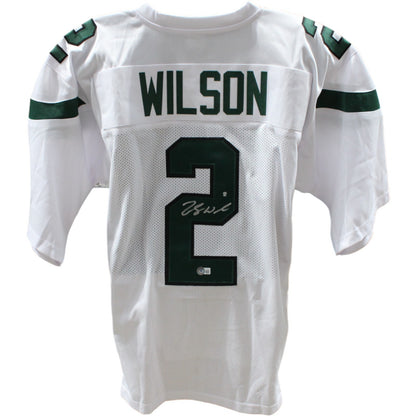 Zach Wilson Autographed White Pro Style Jersey