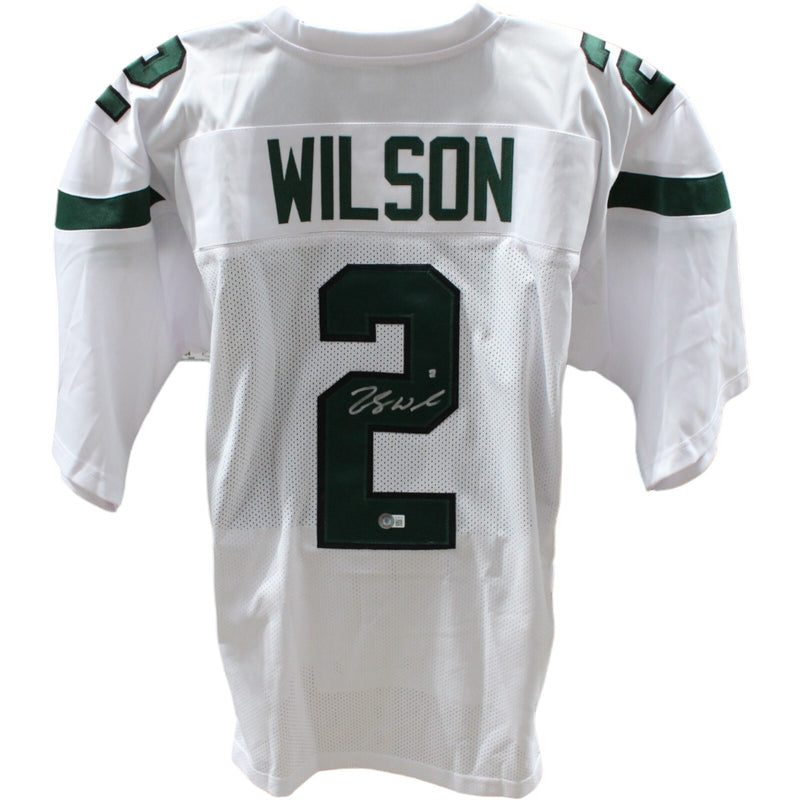 Zach Wilson Autographed White Pro Style Jersey