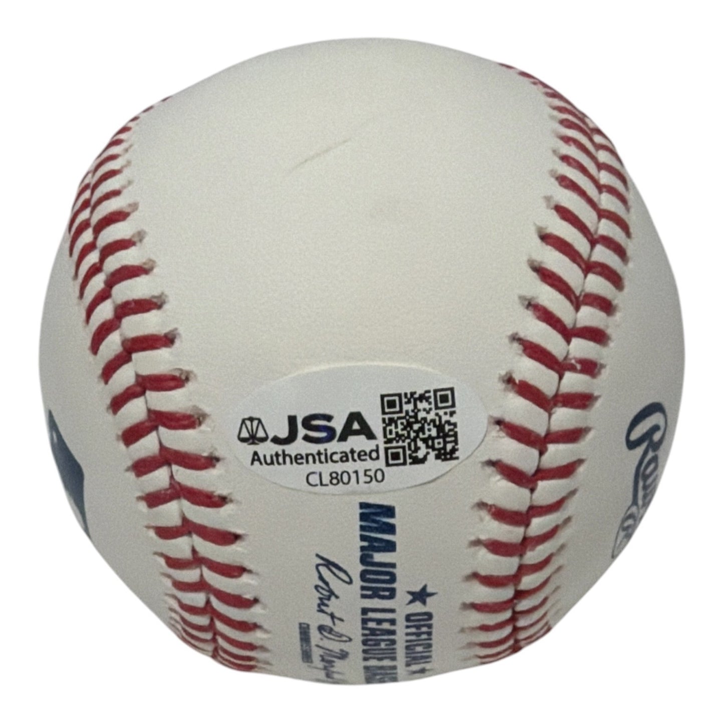 James Wood Signed Washington Nationals Official MLB Baseball