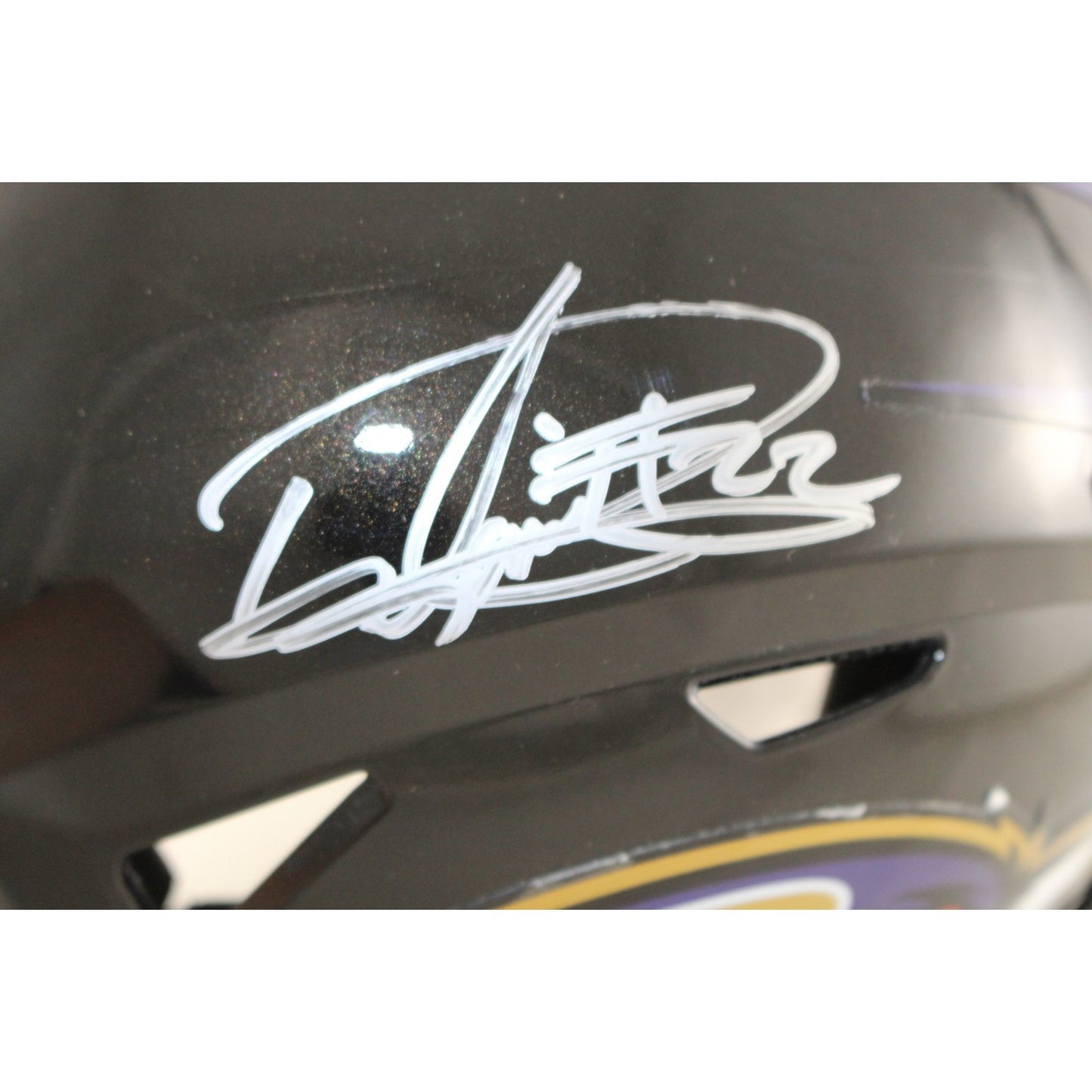 Derrick Henry Autographed Baltimore Ravens Midi Helmet