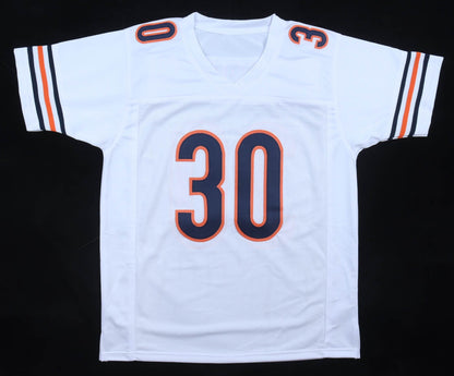 Mike Brown Autographed Chicago Bears White Custom Jersey