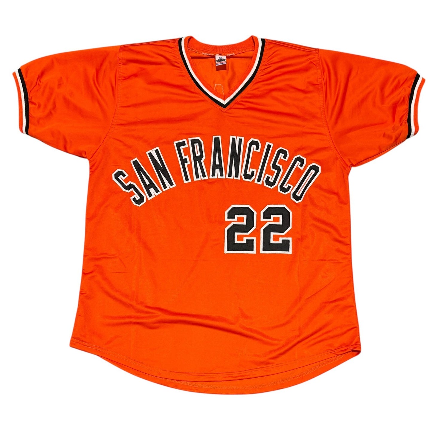 Jack Clark Signed San Francisco Giants Custom Jersey - F**k the Dodgers