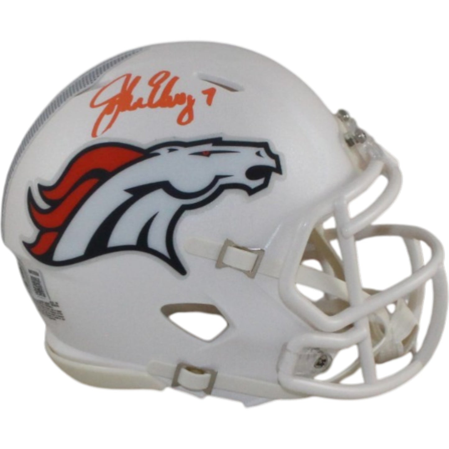 John Elway Denver Broncos Autographed 2024 Alternate Mini Helmet