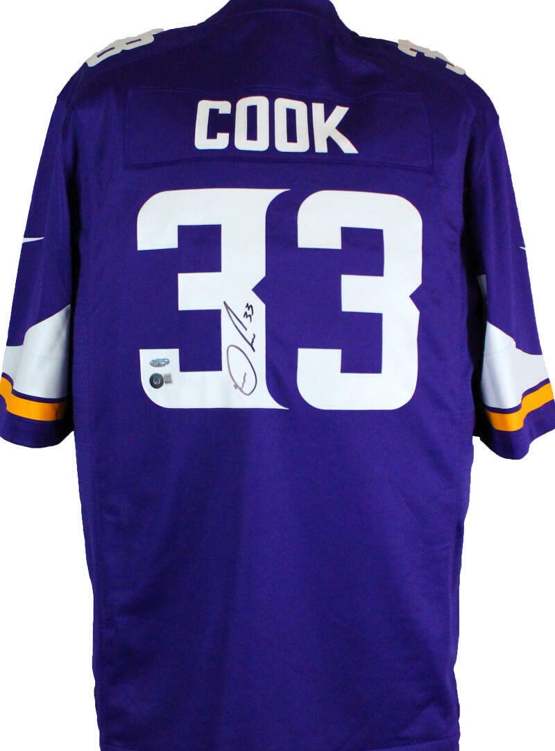 Dalvin Cook Signed Minnesota Vikings Purple Nike Game Jersey
