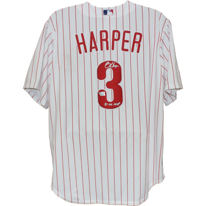 Bryce Harper Philadelphia Phillies Autographed Jersey NL MVP Inscription