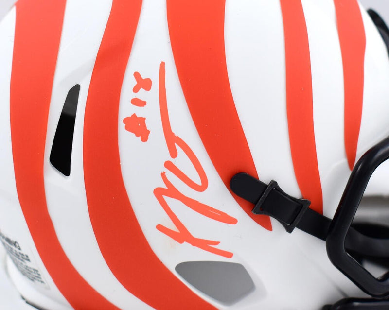 AJ Green Signed Cincinnati Bengals Lunar Speed Mini Helmet