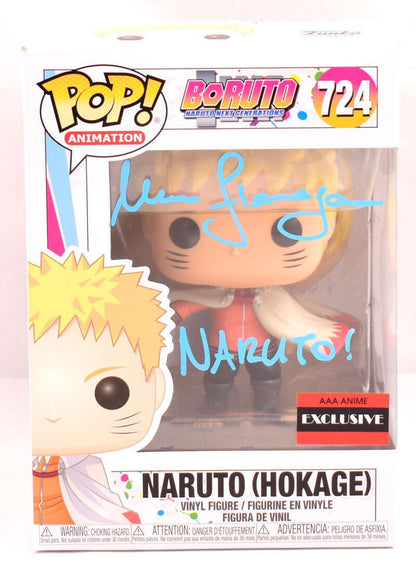 Maile Flanagan Signed Naruto Funko Pop #724 - Beckett BAS