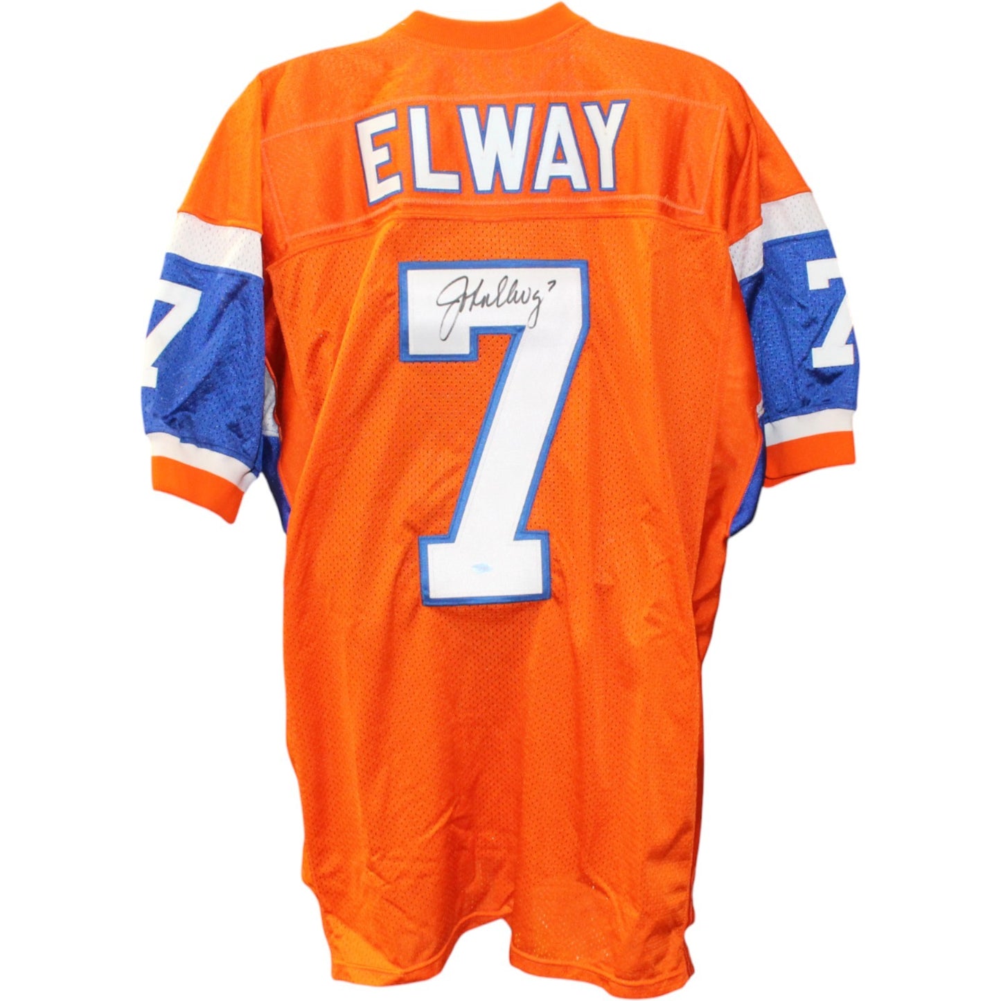 John Elway Signed Denver Broncos Mitchell & Ness Throwback Jersey