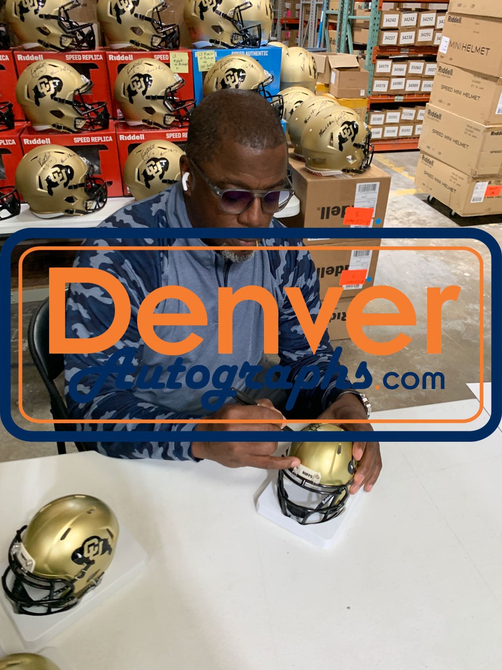 Kordell Stewart Signed Colorado Buffaloes Mini Helmet Miracle at Michigan