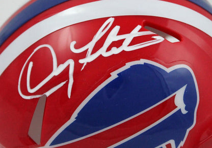 Doug Flutie Signed Buffalo Bills 1987-2001 Throwback Speed Mini Helmet