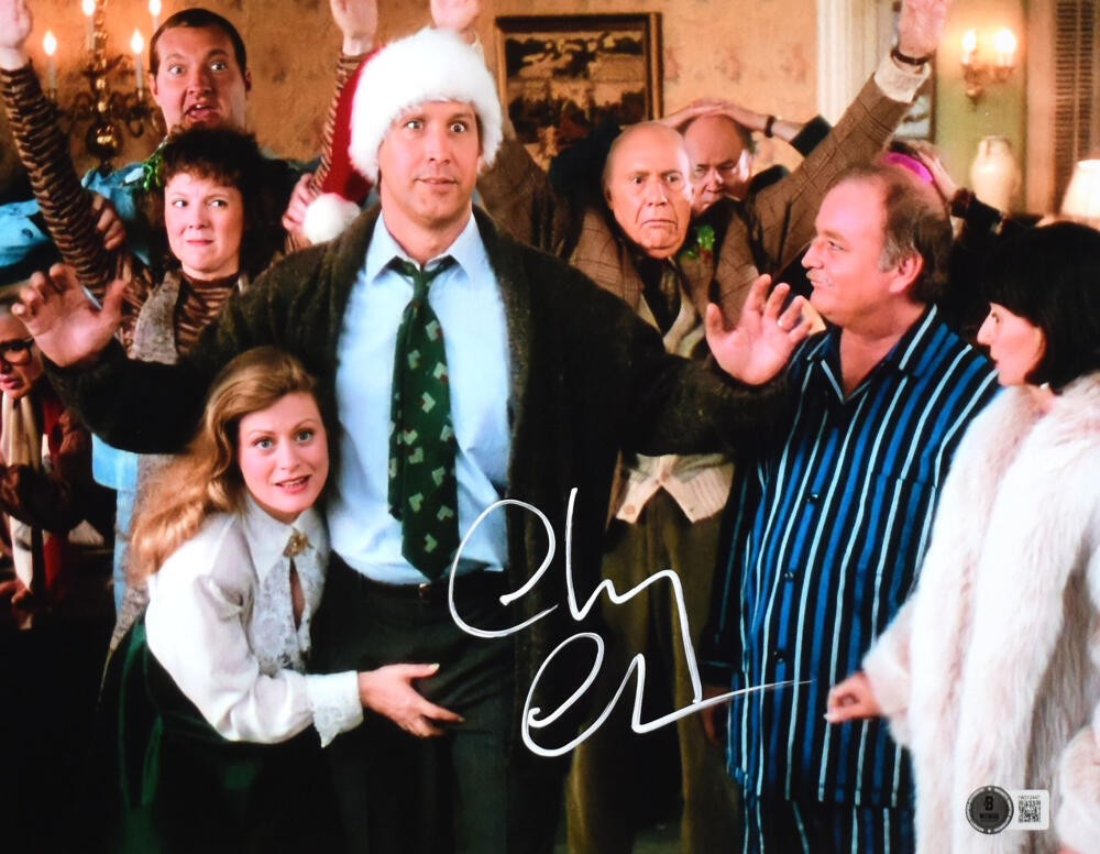 Chevy Chase Signed Christmas Vacation 11x14 Photo