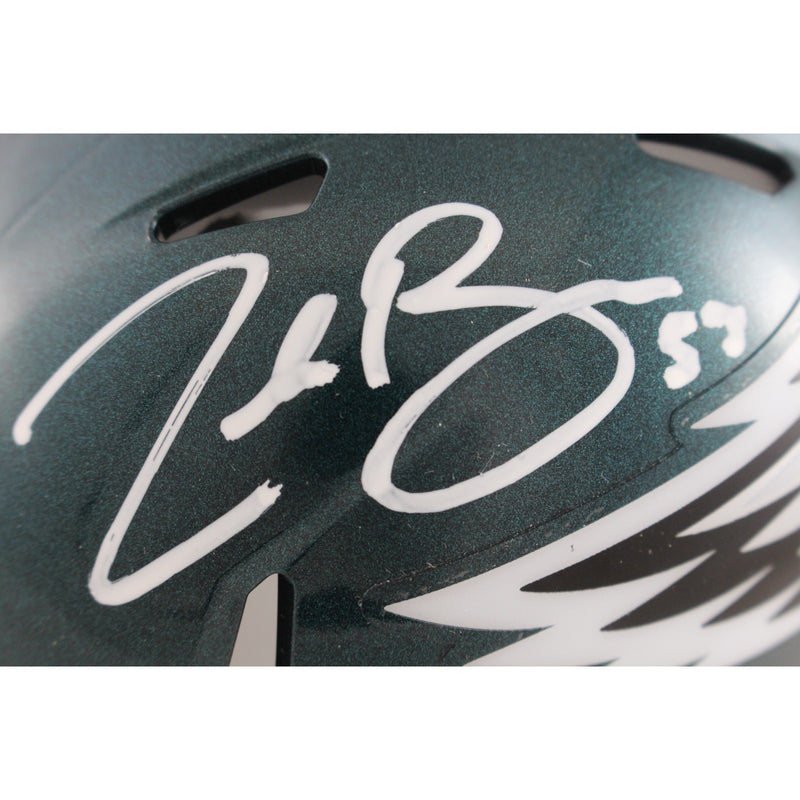 Zack Baun Autographed Philadelphia Eagles Speed Mini Helmet