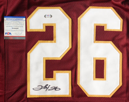 Clinton Portis Autographed Washington Custom Maroon Jersey