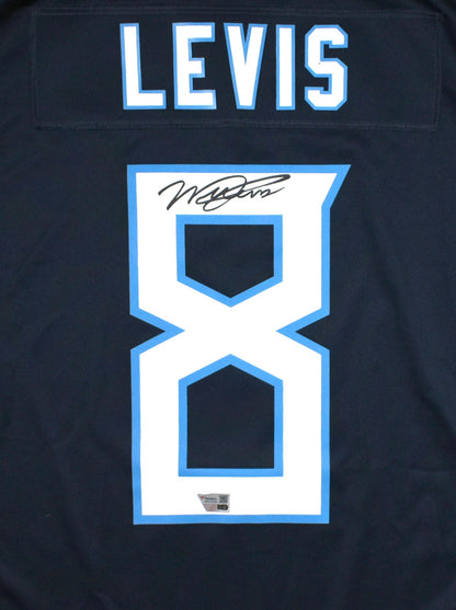 Will Levis Autographed Tennessee Titans Nike Blue Jersey