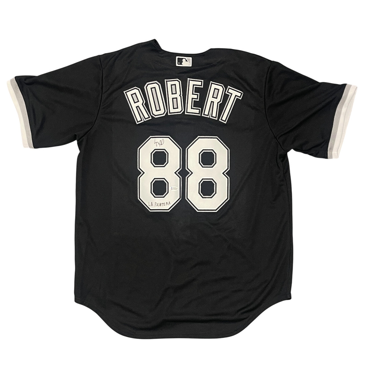 Luis Robert Signed Chicago White Sox Nike Jersey "La Pantera" BAS
