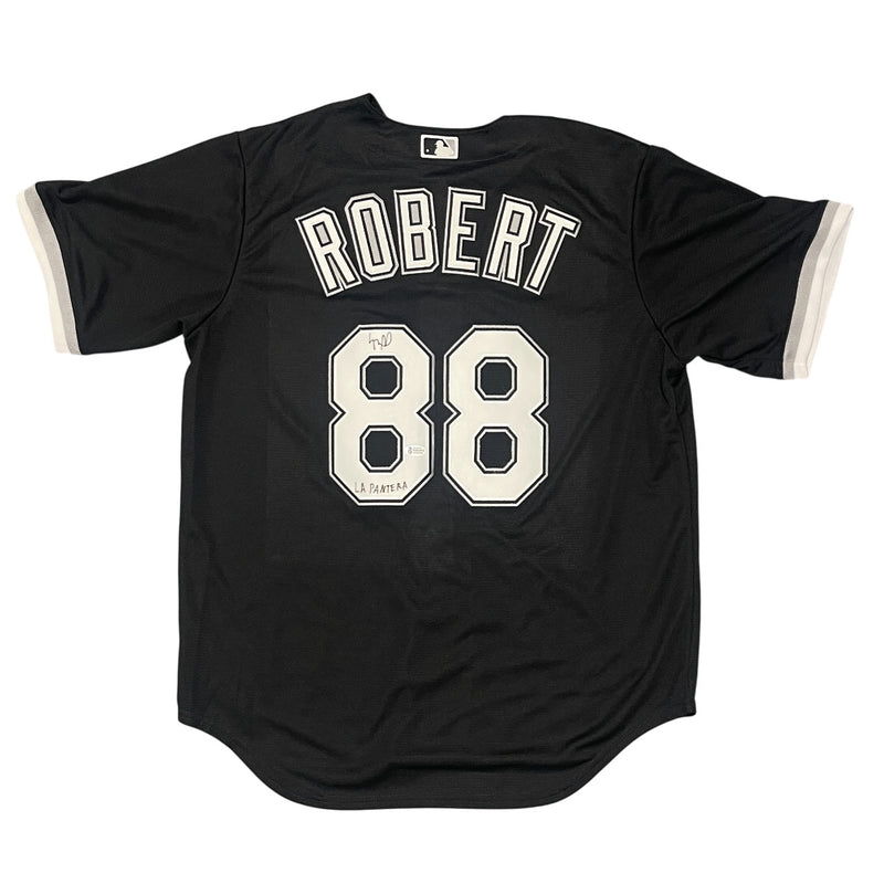 Luis Robert Signed Chicago White Sox Nike Jersey "La Pantera" BAS