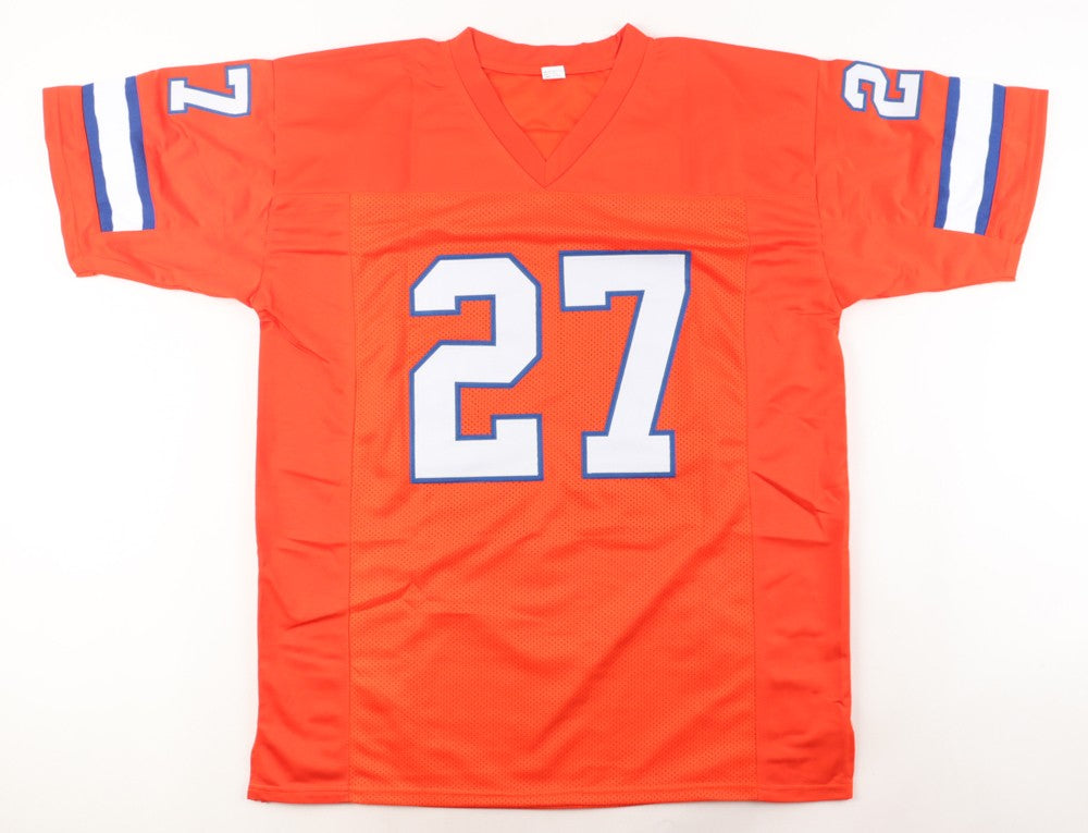 Steve Atwater Signed Denver Broncos Orange Custom Jersey