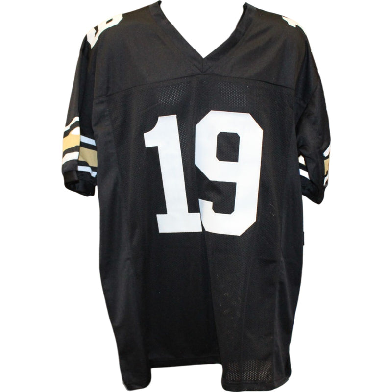 Rashaan Salaam Autographed Custom Black Jersey with "94" Inscription