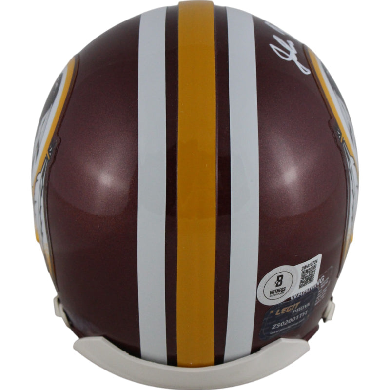 John Riggins Autographed Washington Redskins VSR4 Throwback Mini Helmet