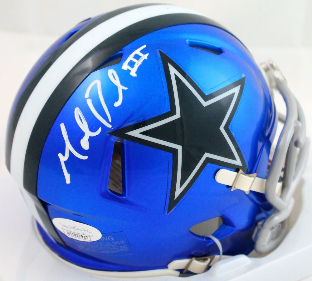 Marion Barber Signed Dallas Cowboys Flash Speed Mini Helmet