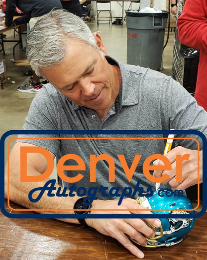 Mark Brunell Jacksonville Jaguars Signed Flash Mini Helmet