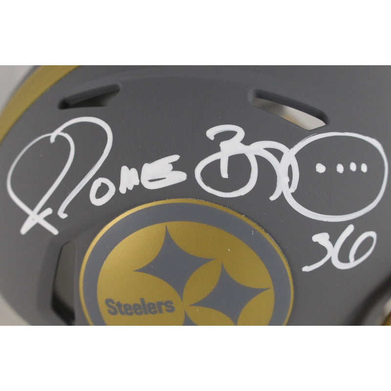 Jerome Bettis Pittsburgh Steelers Autographed Slate Mini Helmet
