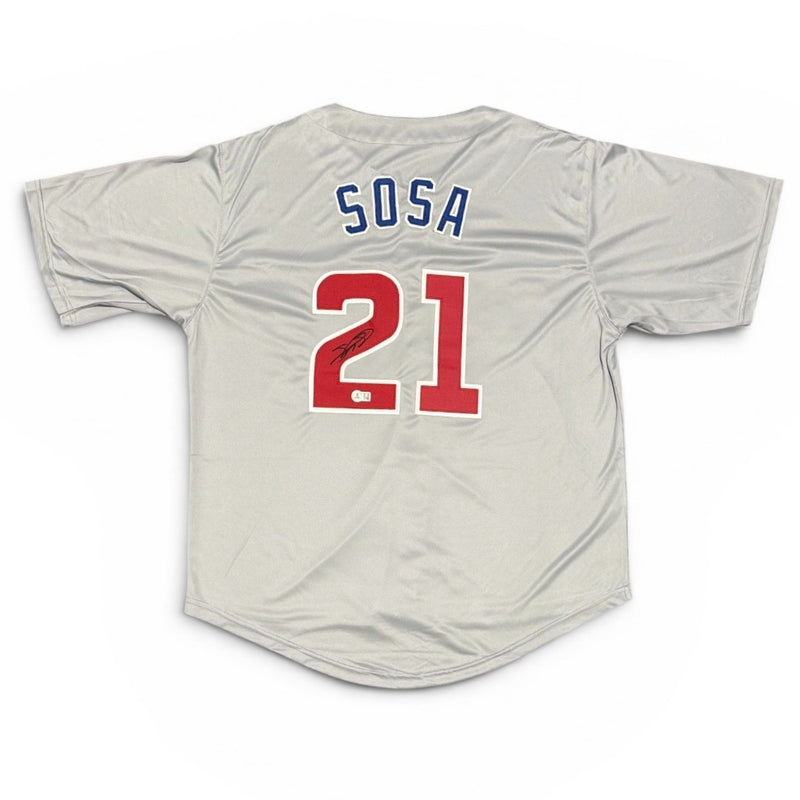 Sammy Sosa Autographed Chicago Cubs Custom Jersey