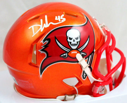 Devin White Signed Tampa Bay Buccaneers Flash Speed Mini Helmet