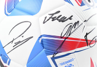 Marquinhos, Pepe, Paqueta, Martinelli, Ederson, Magalhaes Signed Soccer Ball