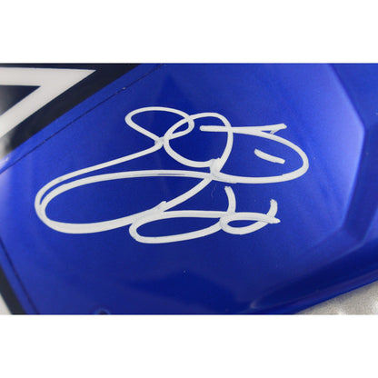 Emmitt Smith Autographed Dallas Cowboys Full Size Authentic Flash Helmet