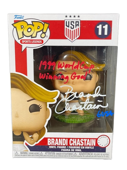 Brandi Chastain Autographed USA Soccer Funko Pop #99 (Beckett COA)