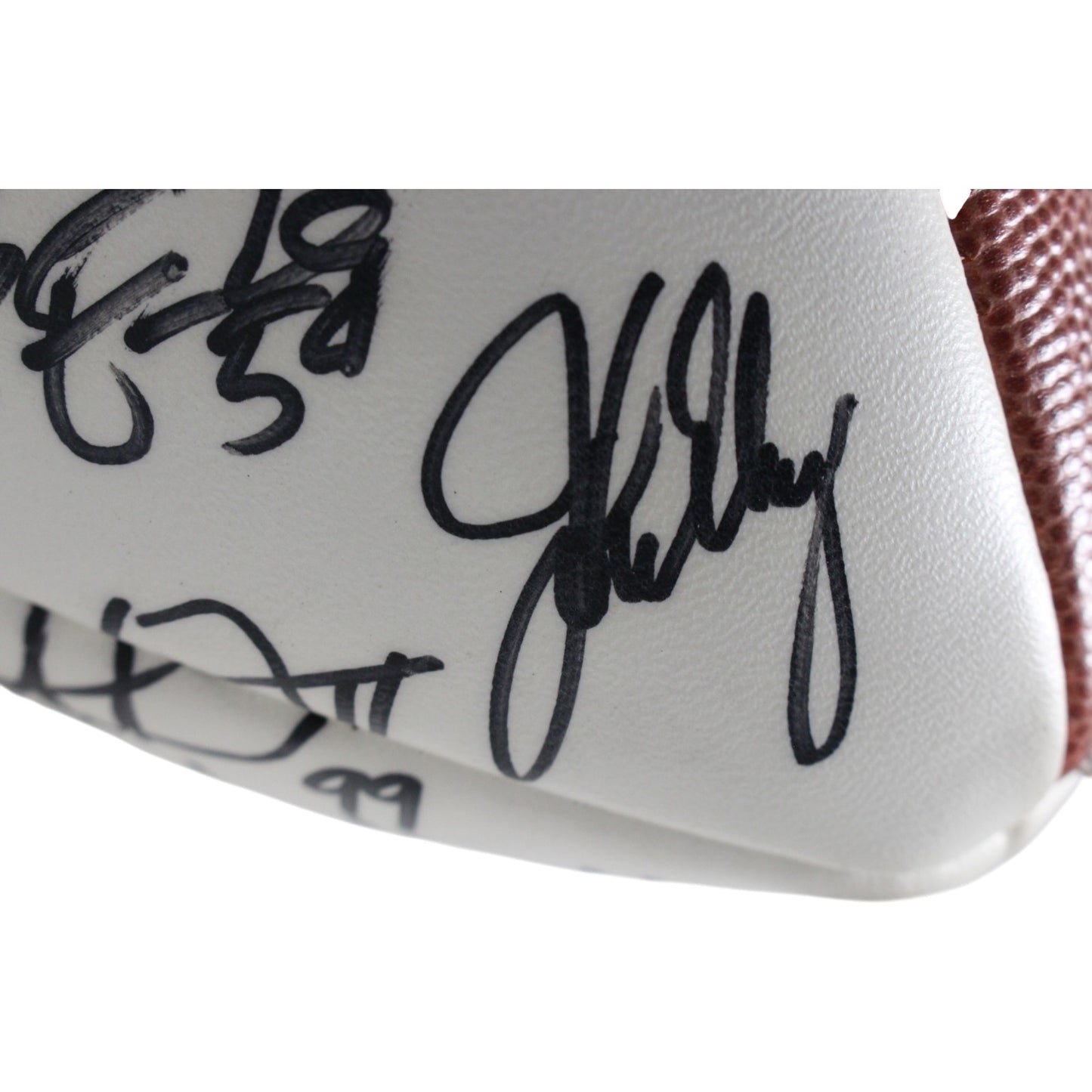 John Elway & 1993 Denver Broncos Team Signed Football (56 Sigs) - Beckett