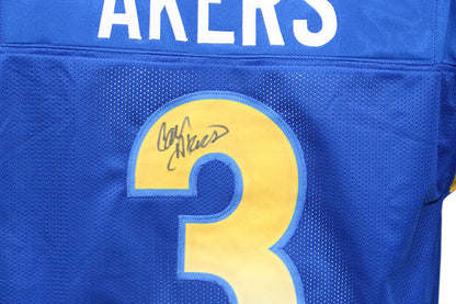 Cam Akers Autographed Los Angeles Rams Custom Jersey (Blue)