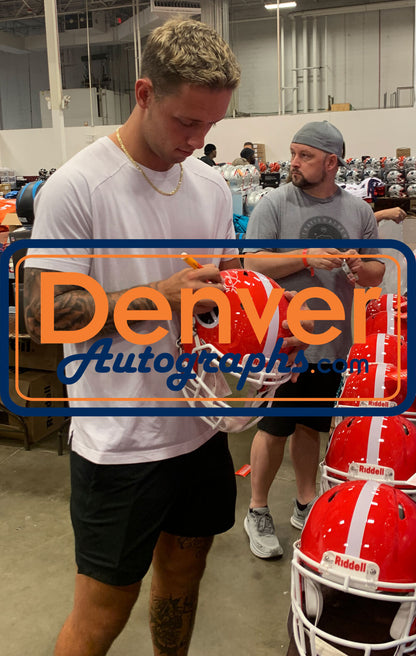 Carson Beck Signed Georgia Bulldogs Full Size Replica Speed Helmet