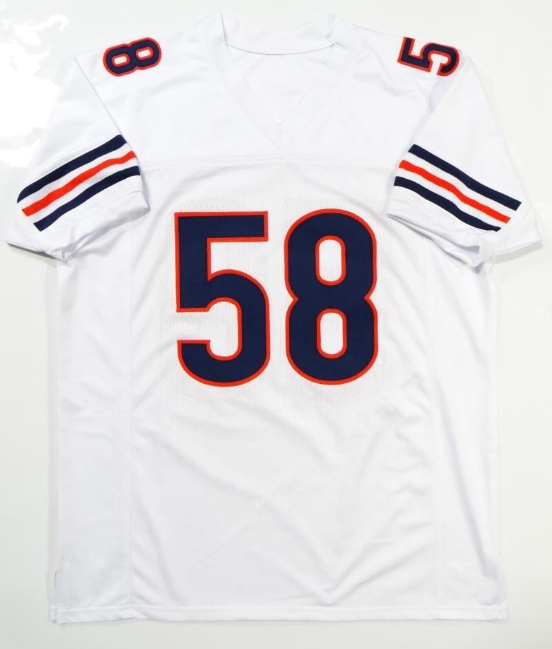 Roquan Smith Autographed White Custom Jersey