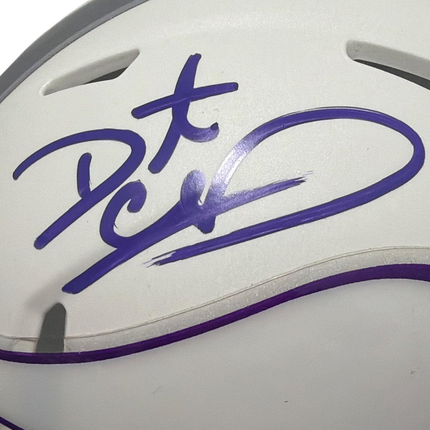 Daunte Culpepper Signed Minnesota Vikings Alternate White Mini Helmet