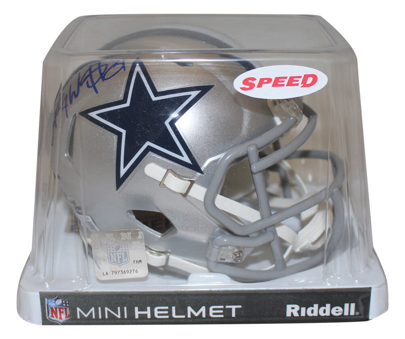Roy Williams Signed Dallas Cowboys Speed Mini Helmet Beckett