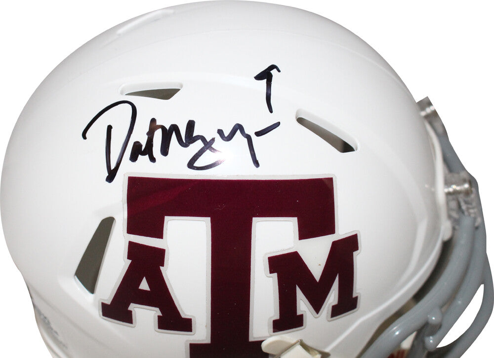 Dat Nguyen Signed Texas A&M Aggies White Speed Mini Helmet (Beckett)