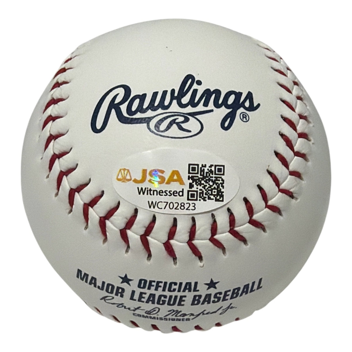 John Rocker Signed Atlanta Braves Logo Baseball (F**K NY Inscription)