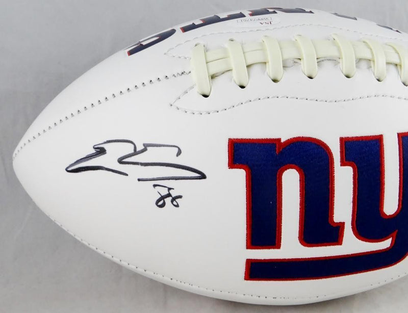 Evan Engram Autographed New York Giants Logo Football