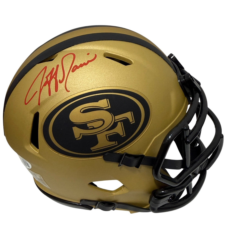 Jeff Garcia Signed San Francisco 49ers Riddell Rave Mini Helmet JSA