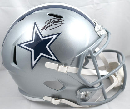 DaRon Bland Autographed Dallas Cowboys Full Size Speed Helmet - Black