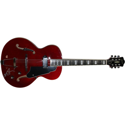 Michael J. Fox Signed Back to the Future Grote Hollow Body Guitar