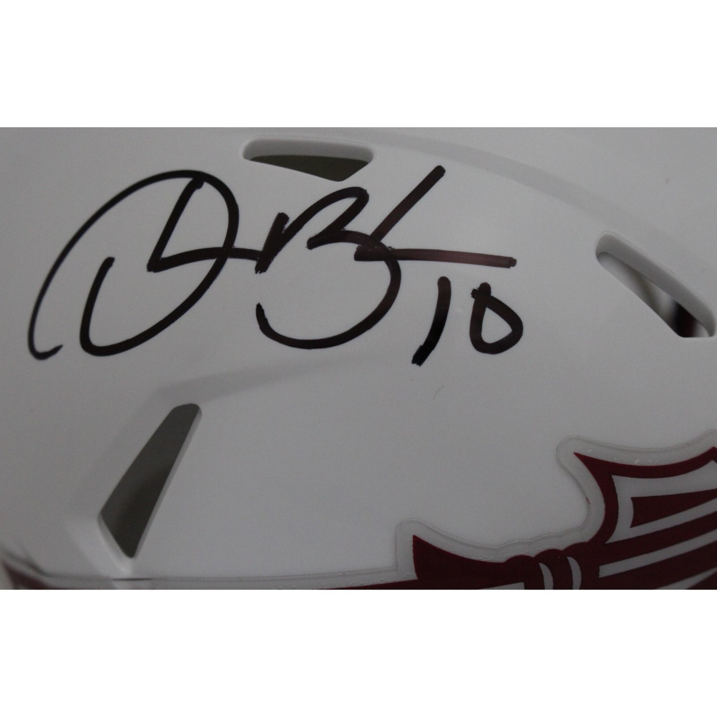 Derrick Brooks Signed Florida State Seminoles White Mini Helmet