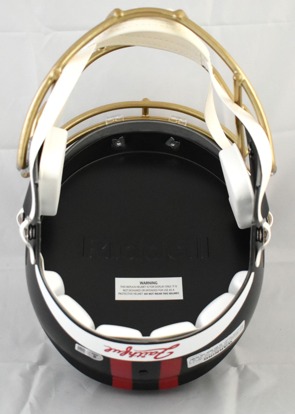 NaVorro Bowman Signed San Francisco 49ers Full Size Rivalries Speed Helmet
