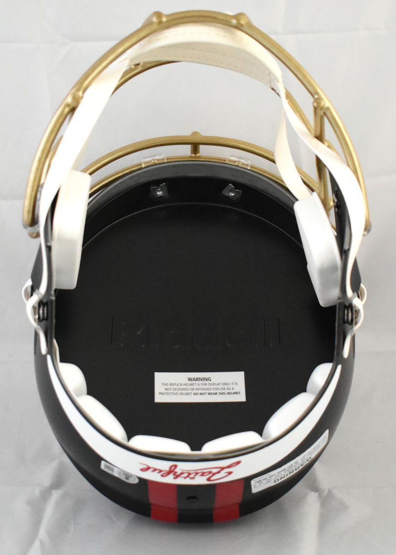 NaVorro Bowman Signed San Francisco 49ers Full Size Rivalries Speed Helmet