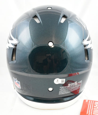 Jihaad Campbell Signed Philadelphia Eagles Full Size Speed Authentic Helmet