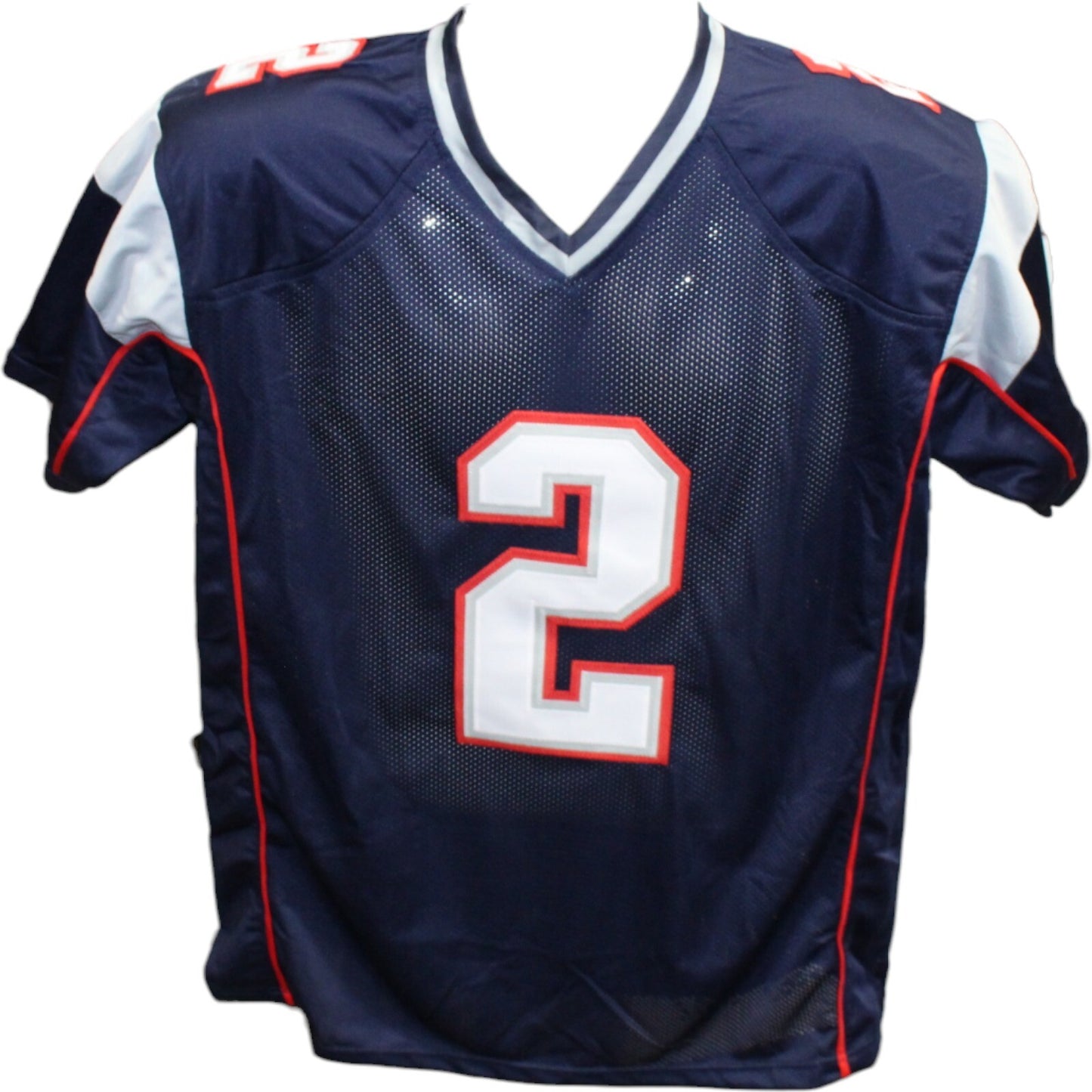 Doug Flutie Signed New England Patriots Pro Style Jersey - Blue