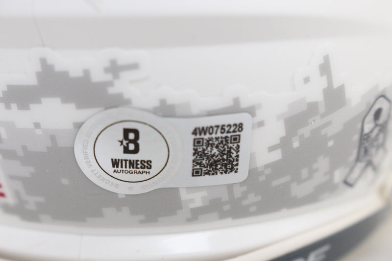 Derrick Henry Baltimore Ravens Signed 2024 Salute to Service Mini Helmet