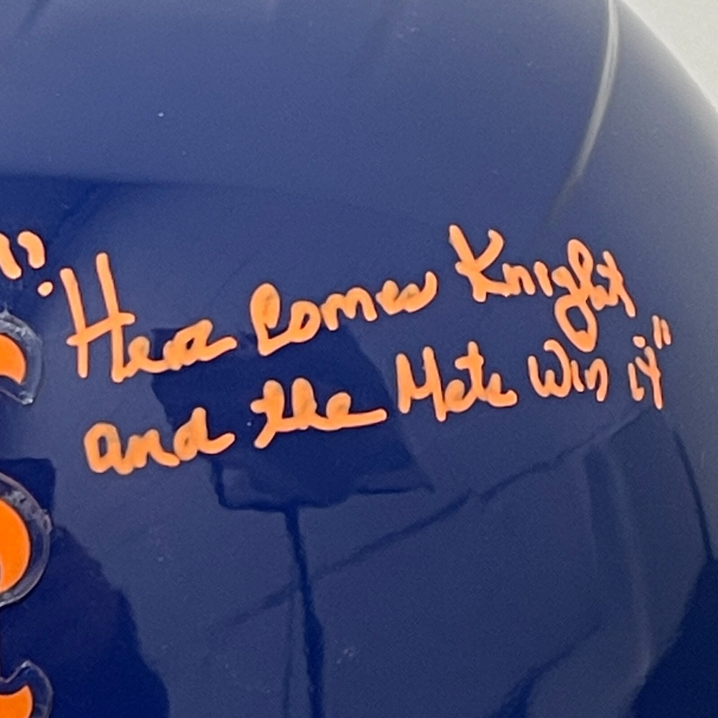 Ray Knight Signed New York Mets Full Size Batting Helmet (Beckett BAS)